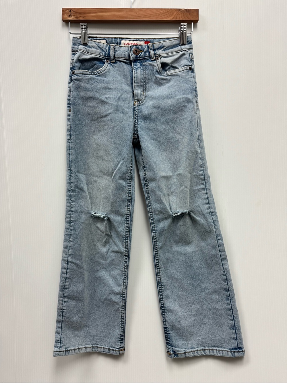 Light Wash mid rise flare Jeans